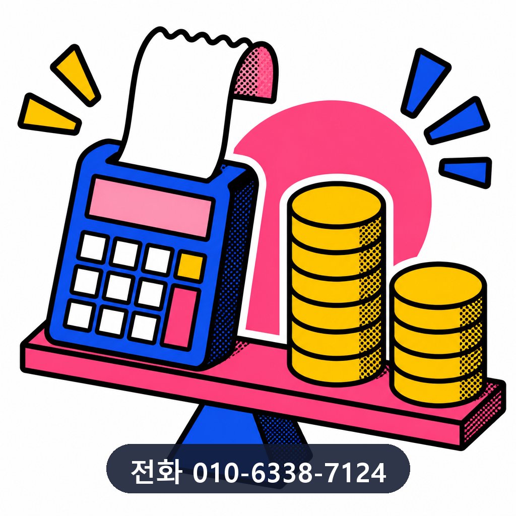 카드깡 수수료 안내 이미지 · 문의 010-6338-7124