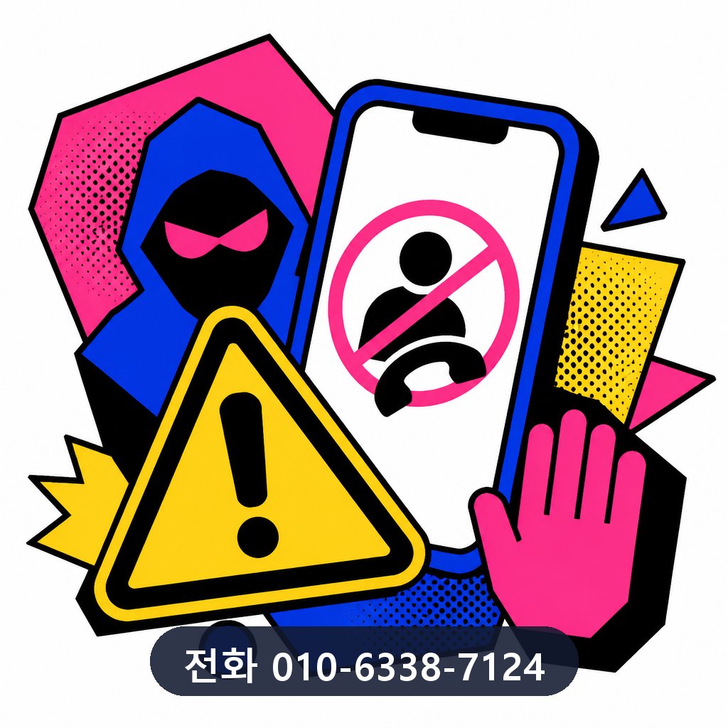 카드깡 피해 예방 이미지 · 문의 010-6338-7124